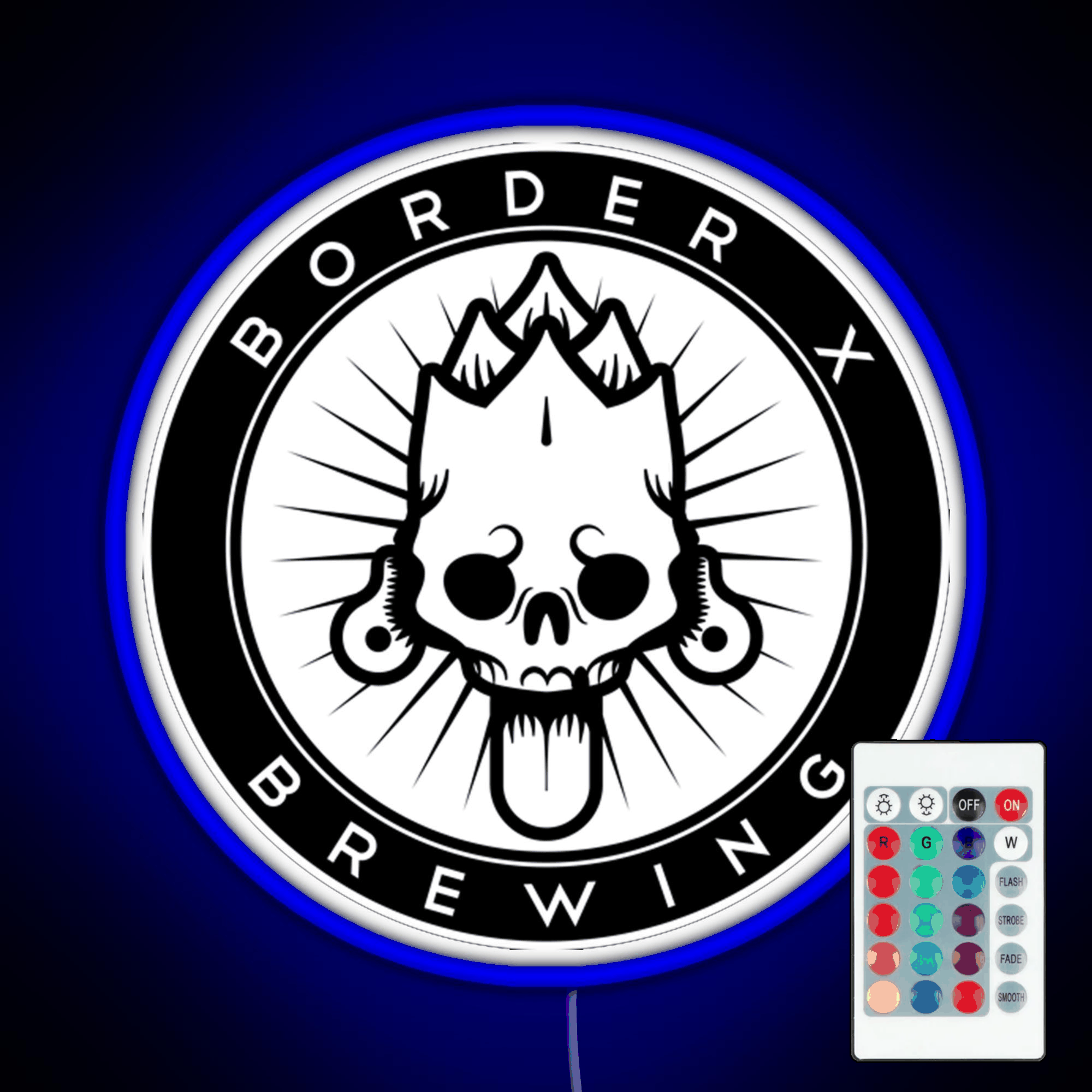 Border X Brewing Rgb Led Neon Sign Pop Wall Art
