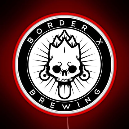 Border X Brewing Rgb Led Neon Sign Pop Wall Art - Shineneon