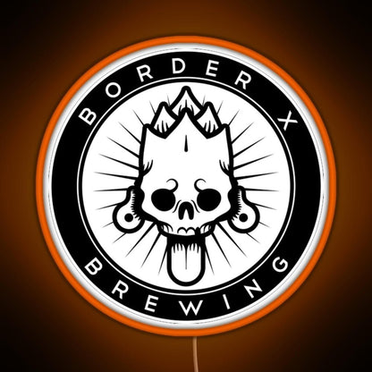 Border X Brewing Rgb Led Neon Sign Pop Wall Art - Shineneon