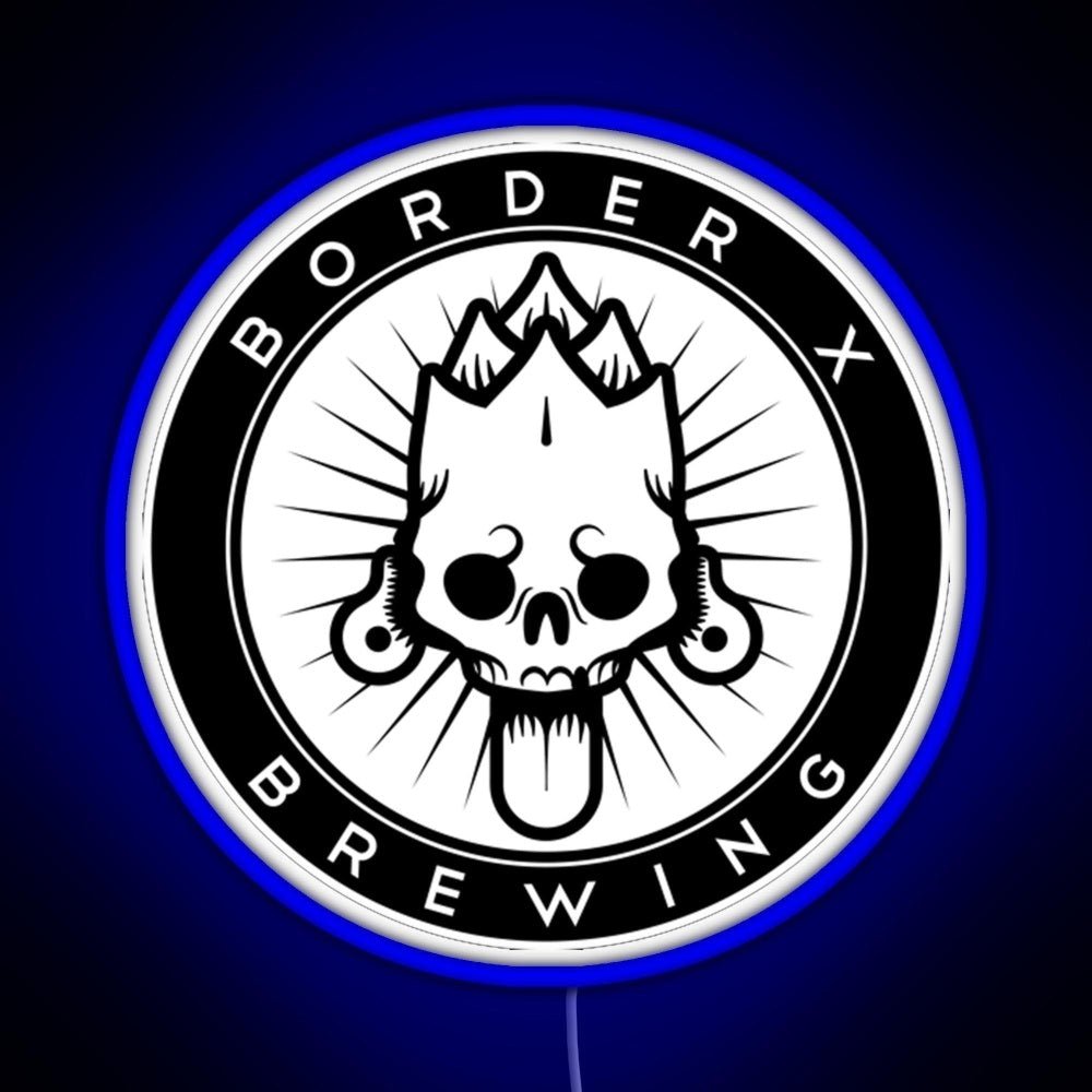 Border X Brewing Rgb Led Neon Sign Pop Wall Art - Shineneon