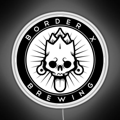 Border X Brewing Rgb Led Neon Sign Pop Wall Art - Shineneon