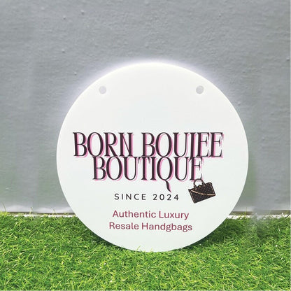 Born Bouiee Boutique Acrylic Business Logo Sign - Shineneon