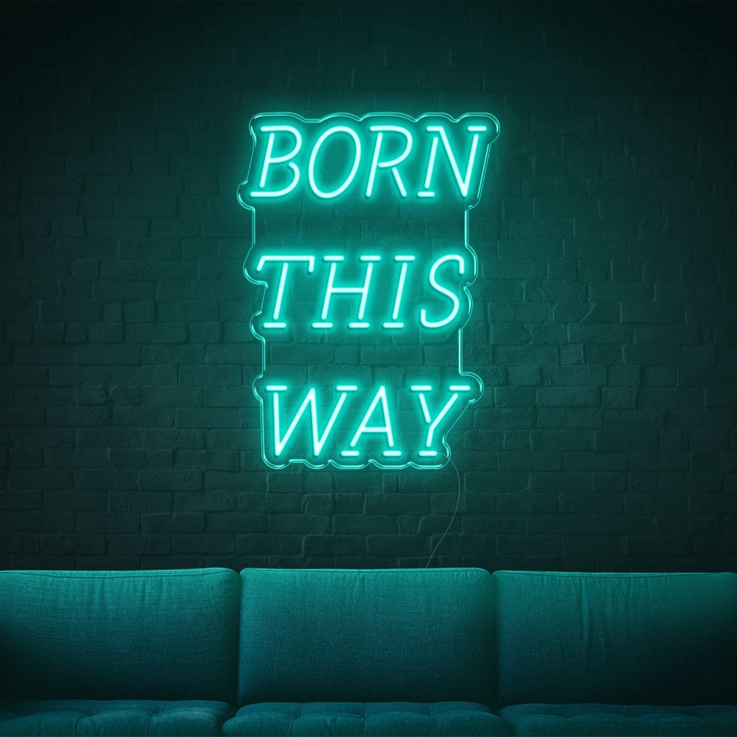 Born This Way Purple Led Neon Sign For Modern Home Cafe Bar Decor | Shineneon