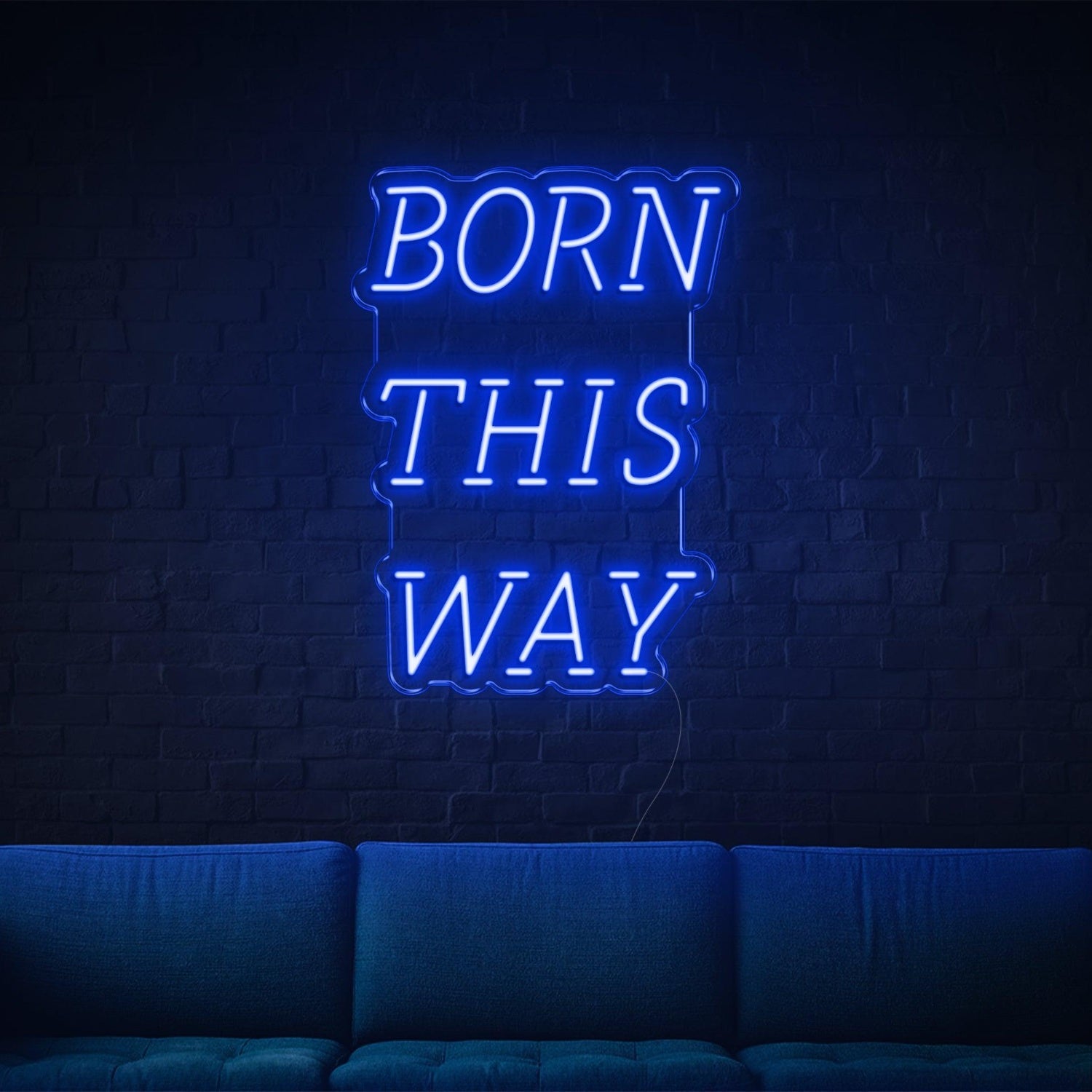 Born This Way Purple Led Neon Sign For Modern Home Cafe Bar Decor | Shineneon
