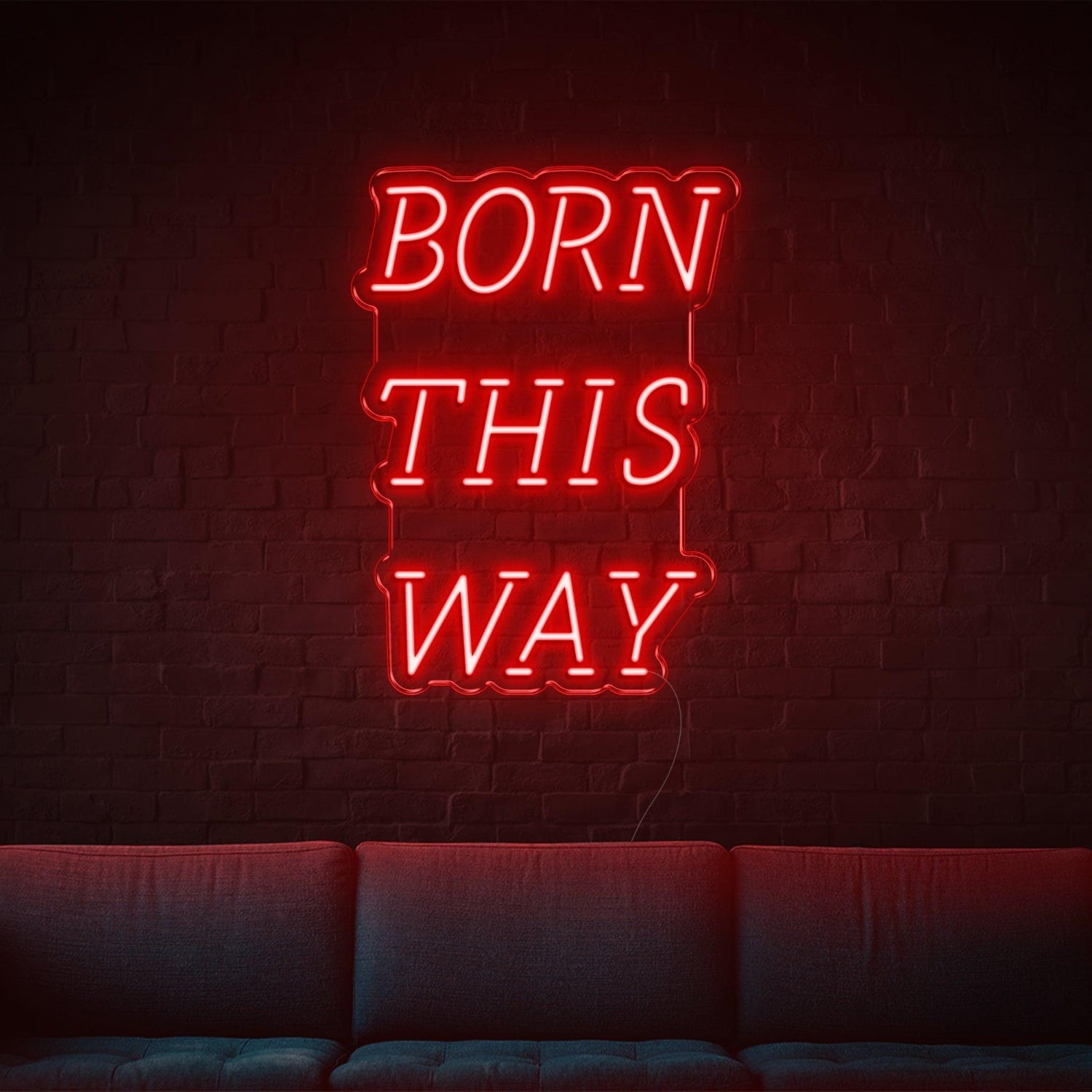 Born This Way Purple Led Neon Sign For Modern Home Cafe Bar Decor | Shineneon