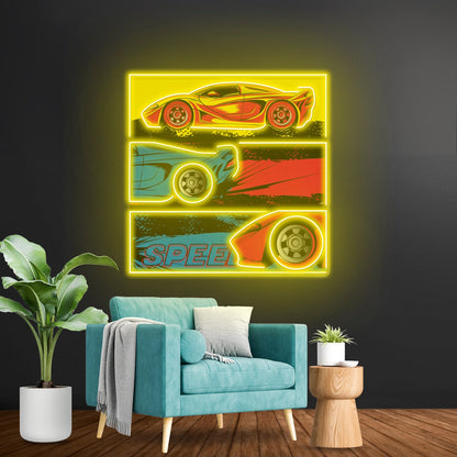 Born To Race Led Neon Sign Light Custom Led Signs - Shineneon