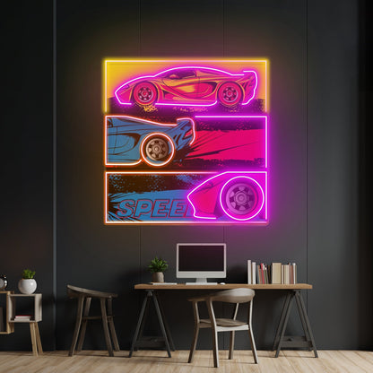 Born To Race Led Neon Sign Light Custom Led Signs - Shineneon