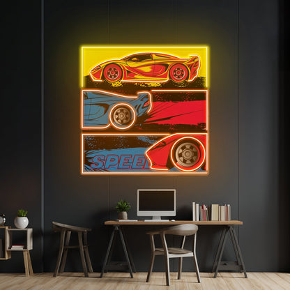 Born To Race Led Neon Sign Light Custom Led Signs - Shineneon