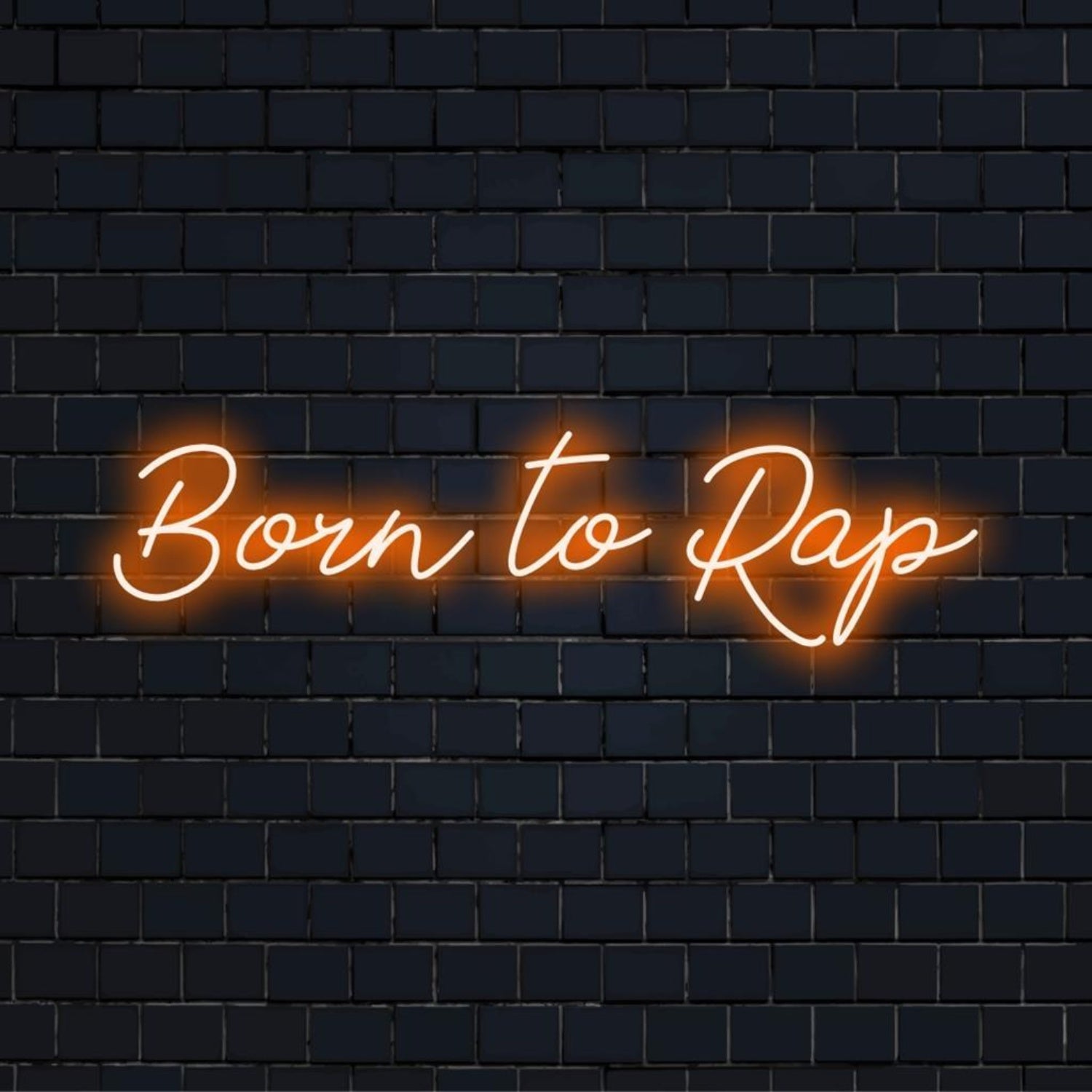 Born To Rap Led Neon Sign For Hip-Hop Studio Wall Art | Shineneon