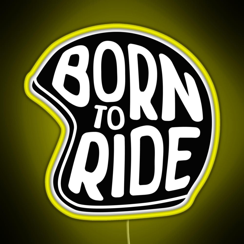 Born To Ride Rgb Neon Sign - Shineneon