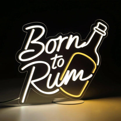 Born To Rum Bar Led Neon Sign Wall Decor | Shineneon