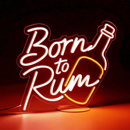 Born To Rum Bar Led Neon Sign Wall Decor | Shineneon