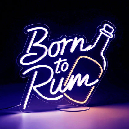 Born To Rum Bar Led Neon Sign Wall Decor | Shineneon