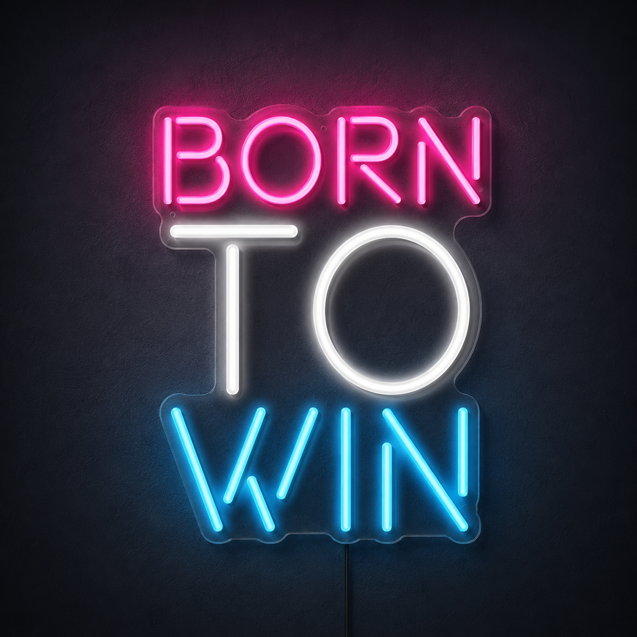 Born To Win LED Neon Sign - 02 High-Converting Product Image
