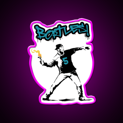 Bortles Cocktail Bar Decor Led Neon Sign Rgb Color - Shineneon