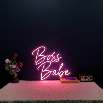 Boss Babe Neon Sign For Empowering And Inspirational Spaces | Shineneon