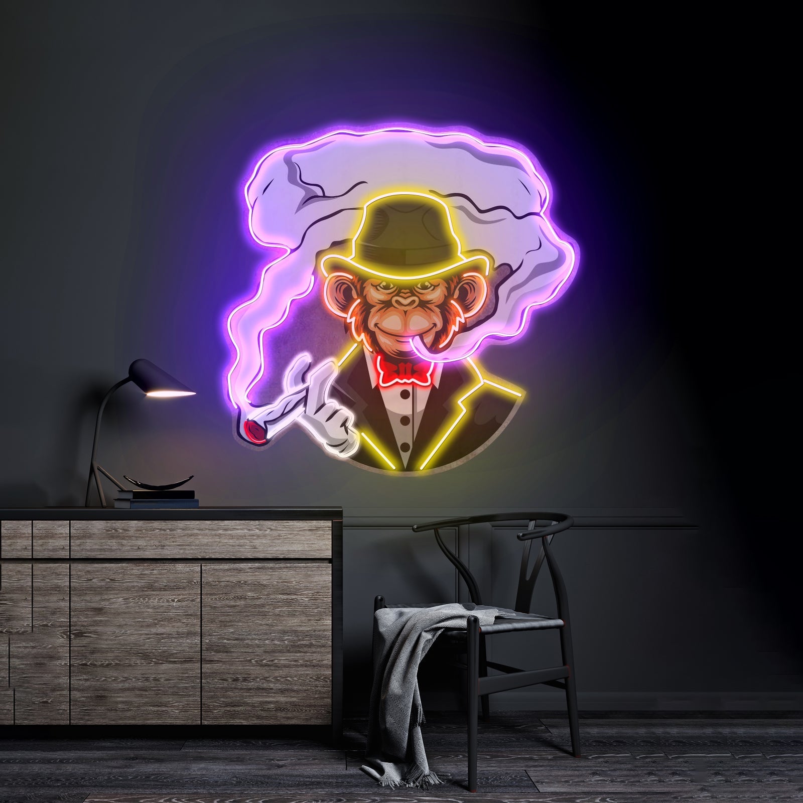 Boss Monkey Led Neon Sign Light Custom Led Signs - Shineneon