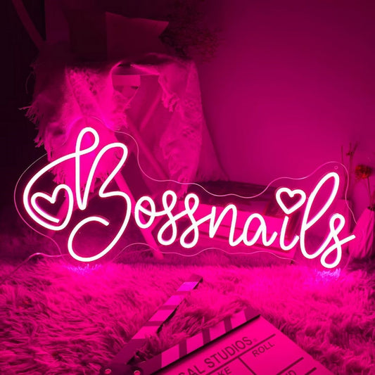 Boss Nails Led Sign Business Neon Sign