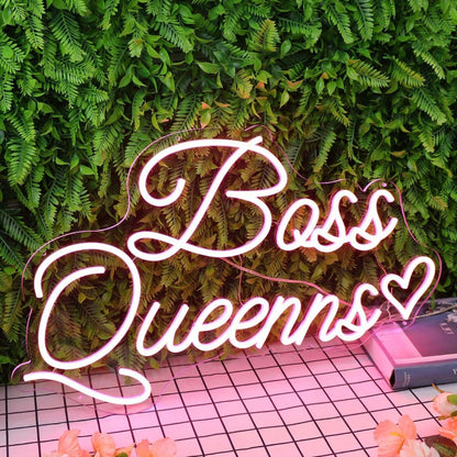 Boss Queenns Red Led Neon Sign - Shineneon