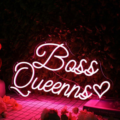 Boss Queenns Red Led Neon Sign - Shineneon