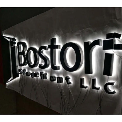 Bostori Storefront Llc 3D Backlit Channel Letters Led Light Sign - Shineneon