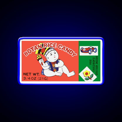 Botan Rice Candy Snack Food Led Neon Sign Rgb Color - Shineneon