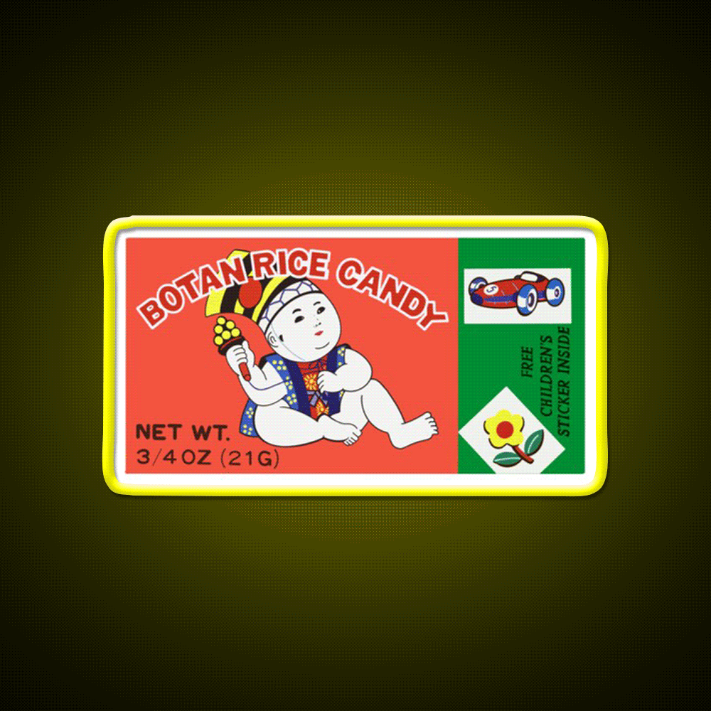 Botan Rice Candy Snack Food Led Neon Sign Rgb Color – Shineneon