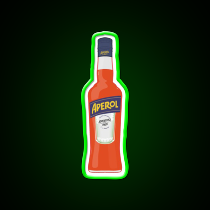 Bottle Of Aperol Cocktail Bar Decor Led Neon Sign Rgb Color - LED neon sign view 8