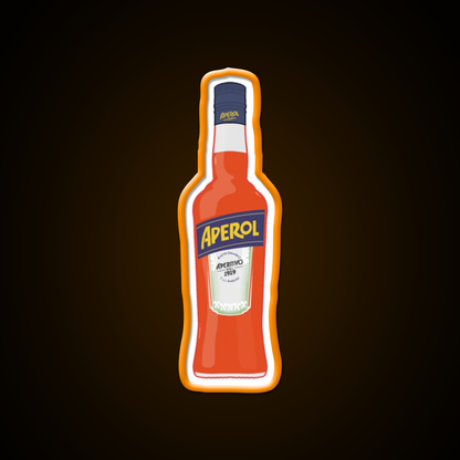 Bottle Of Aperol Cocktail Bar Decor Led Neon Sign Rgb Color - LED neon sign view 6
