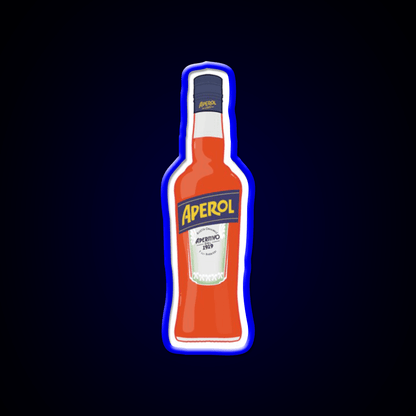 Bottle Of Aperol Cocktail Bar Decor Led Neon Sign Rgb Color - Shineneon