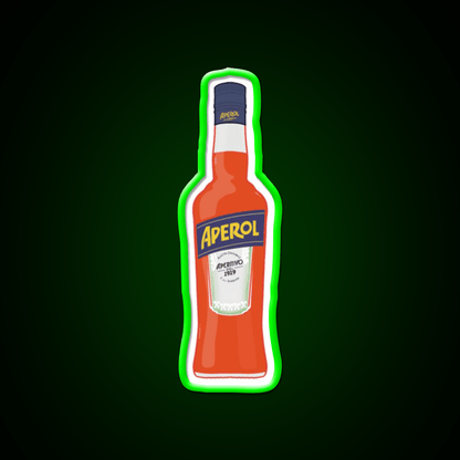 Bottle Of Aperol Cocktail Bar Decor Led Neon Sign Rgb Color - Shineneon