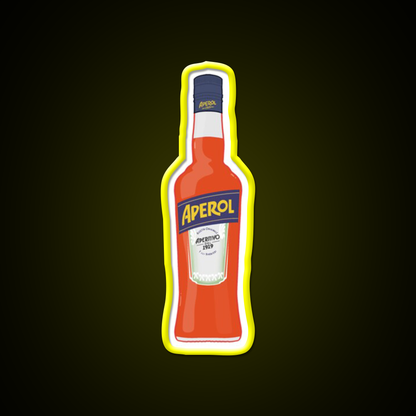 Bottle Of Aperol Cocktail Bar Decor Led Neon Sign Rgb Color - LED neon sign view 7