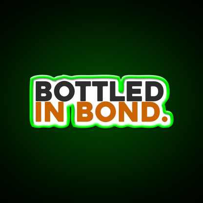 Bottled In Bond Cocktail Bar Decor Led Neon Sign Rgb Color - LED neon sign view 8