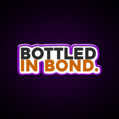Bottled In Bond Cocktail Bar Decor Led Neon Sign Rgb Color - LED neon sign view 9