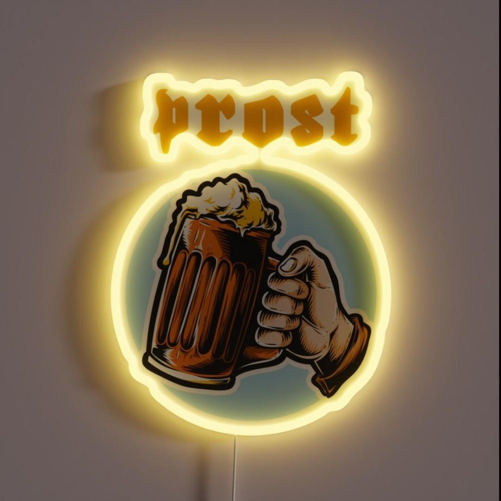 Bottom Up Beer Garden Oktoberfest Germany Rgb Led Neon Sign - Shineneon