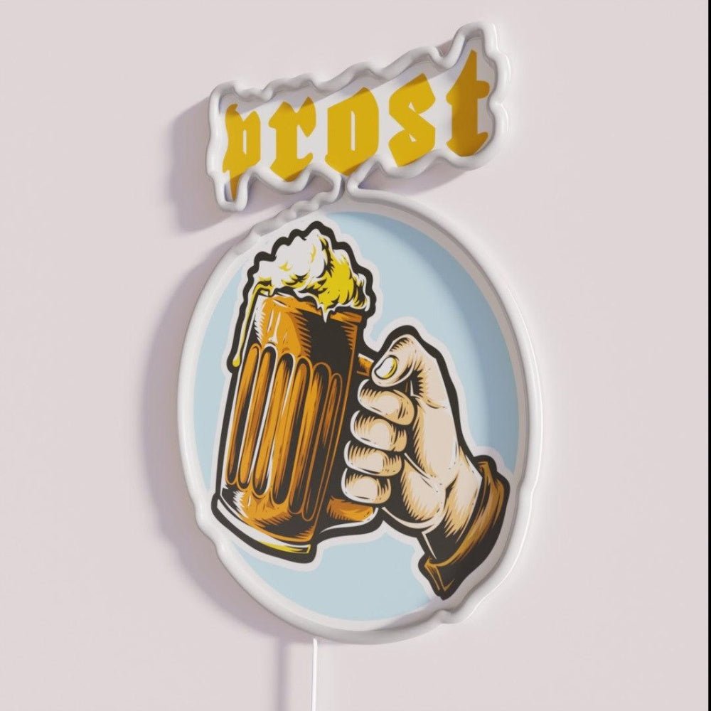 Bottom Up Beer Garden Oktoberfest Germany Rgb Led Neon Sign - Shineneon