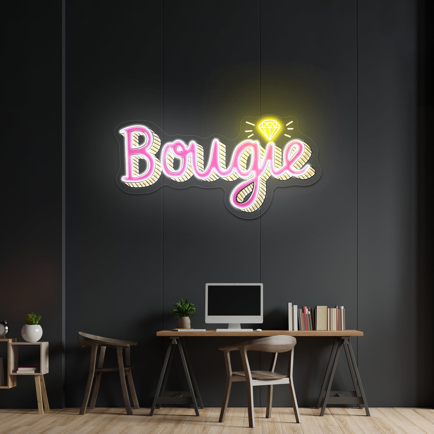 Bougie Neon Signs - Diamond