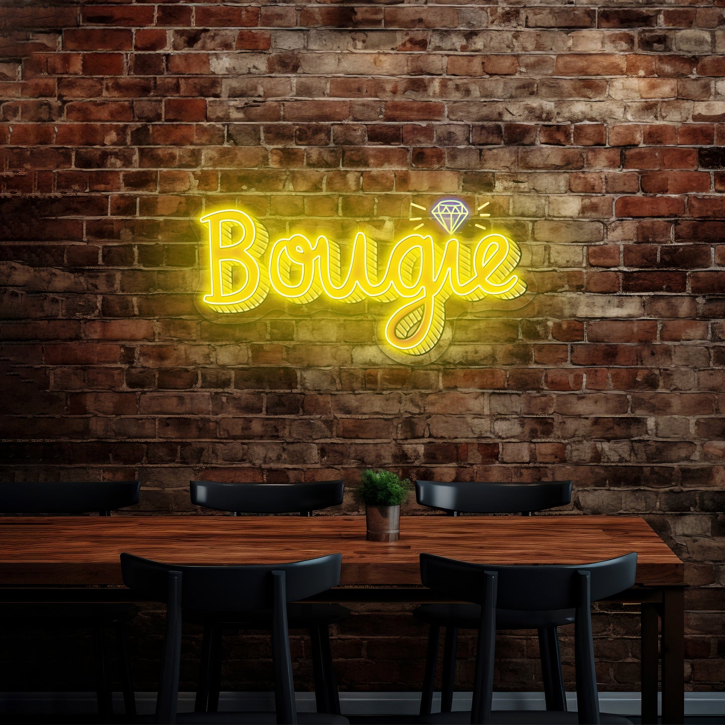 Bougie Neon Signs - Diamond