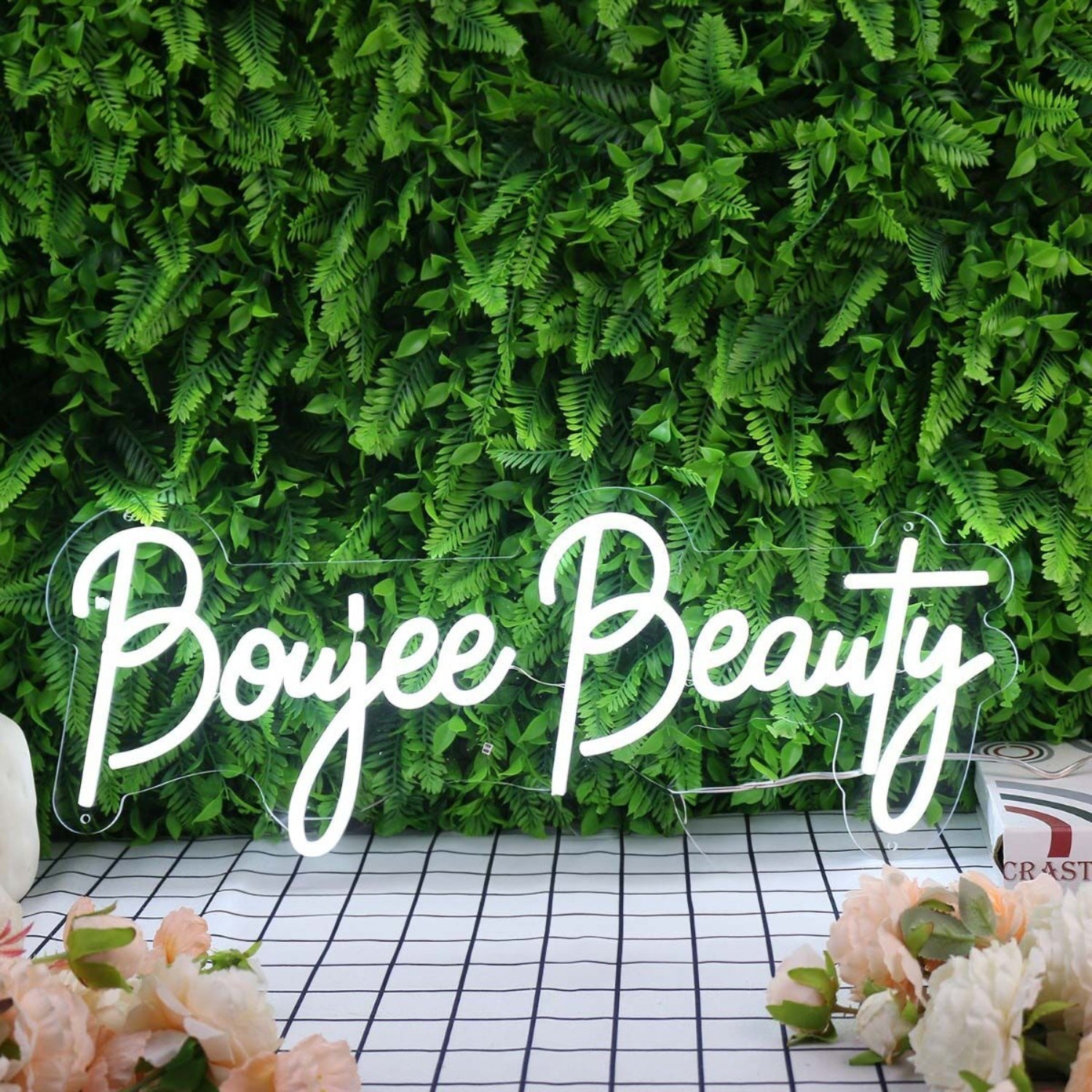 Boujee Beauty White Led Neon Sign - Shineneon
