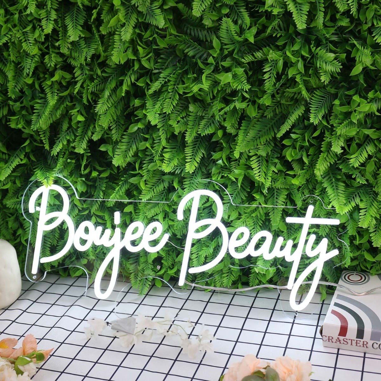 Boujee Beauty White Led Neon Sign - Shineneon