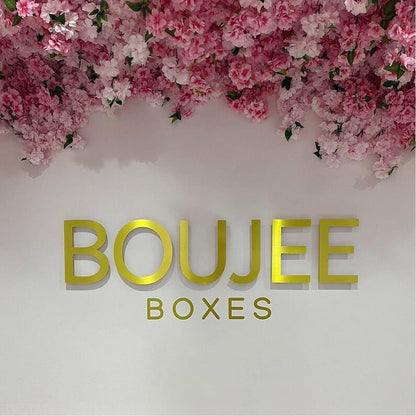 Boujee Boxes 3D Backlit Channel Letters Led Light Sign - Shineneon