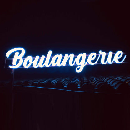 Boulangerie 3D Frontlit Letters Metal Led Sign