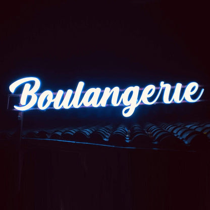 Boulangerie 3D Frontlit Letters Metal Led Sign - Shineneon