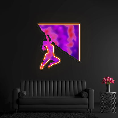 Bouldering Ecstacy Wall Artwork Neon Signs