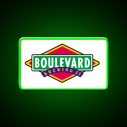 Boulevard Logo Beer Bar Decor Led Neon Sign Rgb Color - LED neon sign view 8