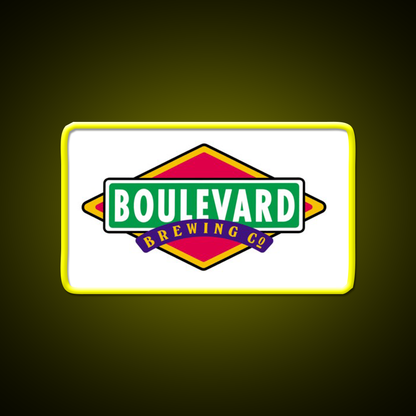 Boulevard Logo Beer Bar Decor Led Neon Sign Rgb Color - LED neon sign view 7