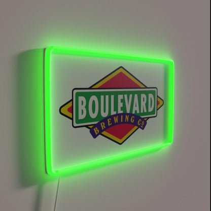 Boulevard Logo Rgb Led Neon Sign - Shineneon