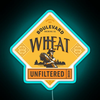 Boulevard Unfiltered Wheat Beer Rgb Led Neon Sign Pop Wall Art - Shineneon