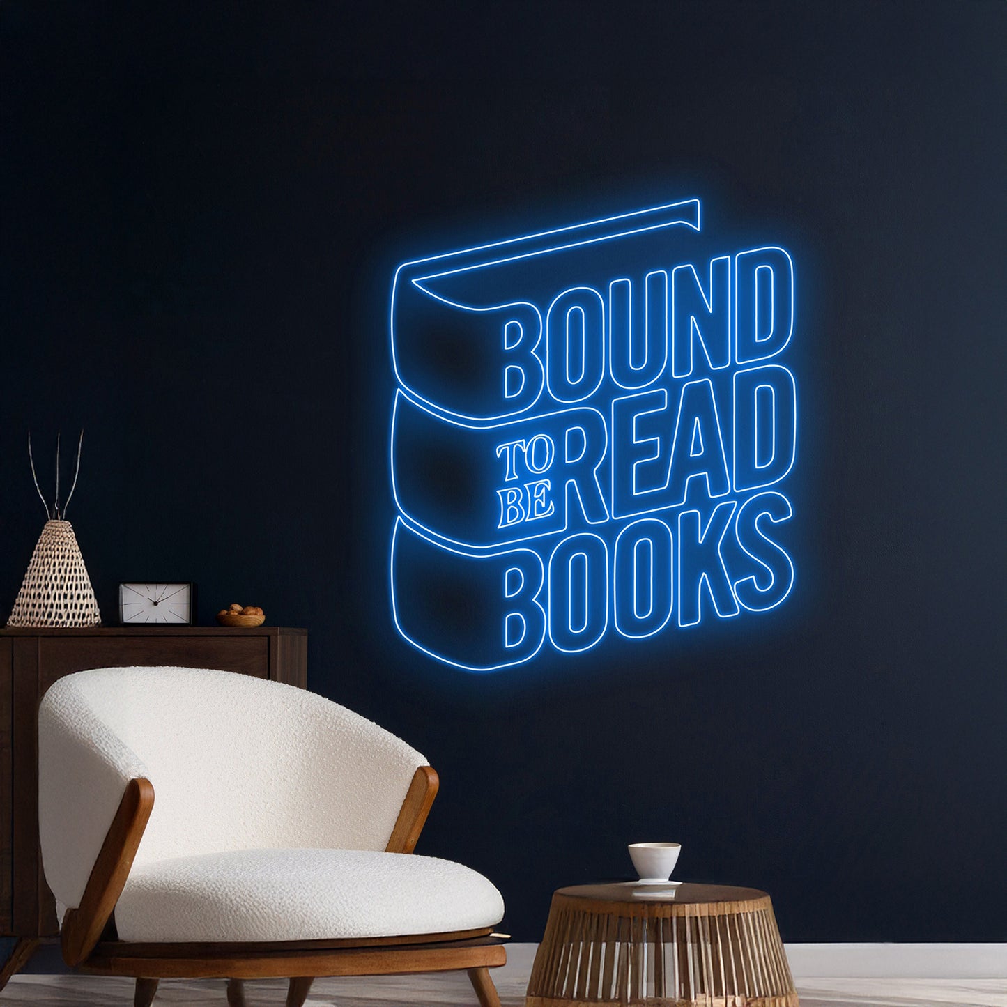 Bound To Be Read Books Neon Sign