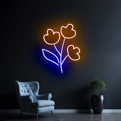 Bouquet Flower Neon Signs For Wall Art - Shineneon